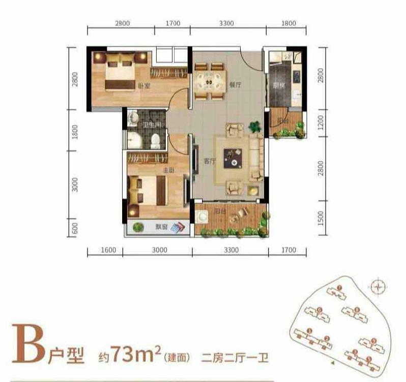 广西防城港红林御府户型图