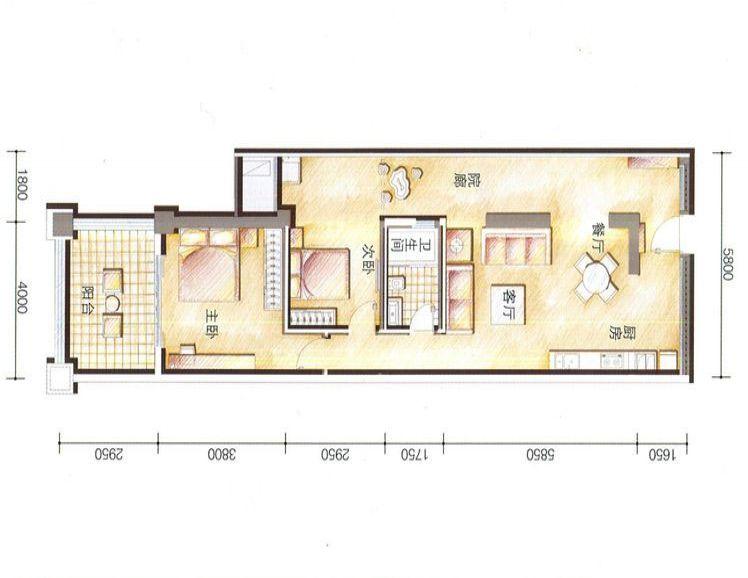 广西北海和居壹海江山户型图