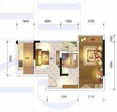 广西北海亿兆禧悦湾户型图