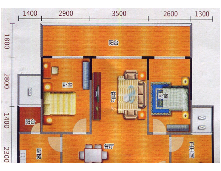 广西北海桐洋新城户型图